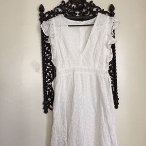 Vici White Eyelet Dress